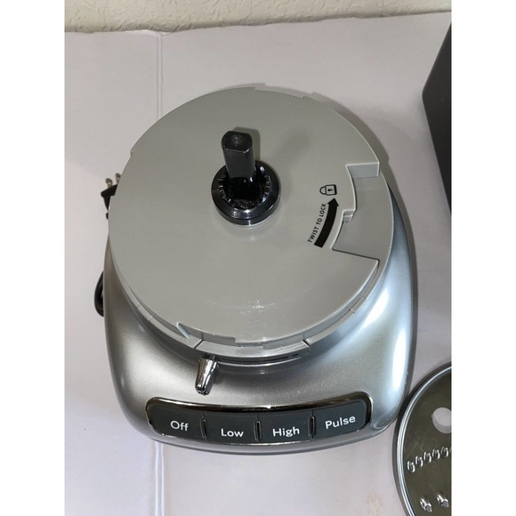 KitchenAid 11-Cup Food Processor ExactSlice System Contour Silver KFP1133CU - Picture 6 of 16